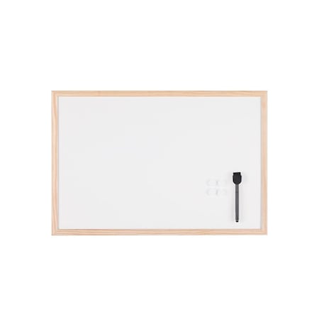 Tosafos 36 x 48 in. Pine Wood Frame Magnetic Dry-Erase Board TO2194577